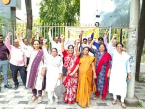 “ऑफ्रोह चे वतीने पदोन्नती व अनुकंपा धोरणा साठी निदर्शने संपन्न”